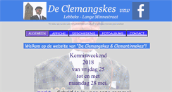 Desktop Screenshot of declemangskes.be